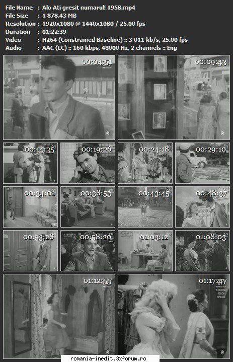 Alo? Ati gresit numarul (1958) - TV SHOWS Subteran (2024) - Filme rom�nesti - Romanian Movies