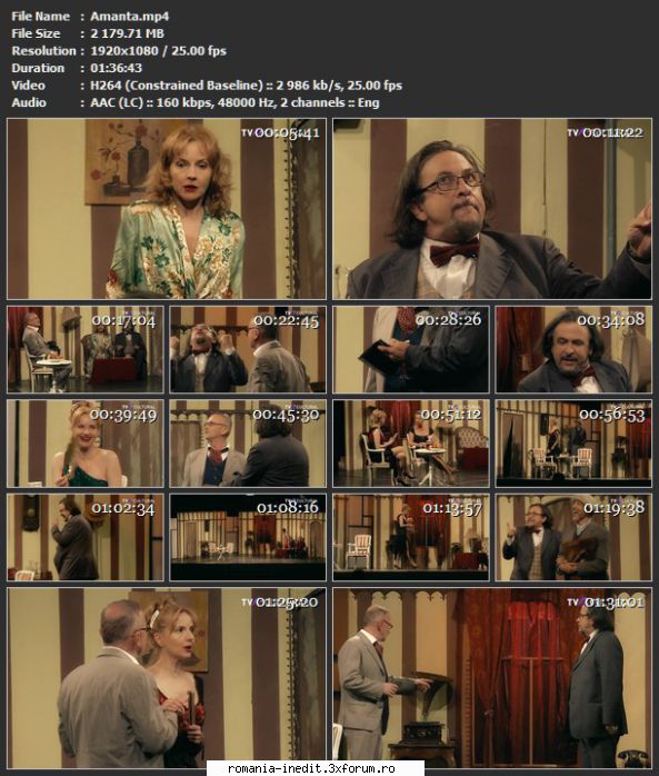 Amanta(TNB) - sasadoru - Teatru rom�nesc - Romanian Theater
