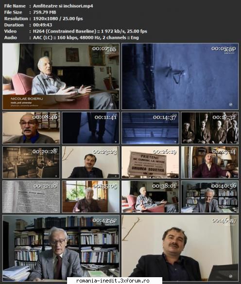 Amfiteatre si inchisori(2010) - Drumul lui Nicolae Margineanu a inceput in 1905 - Filme Documentare