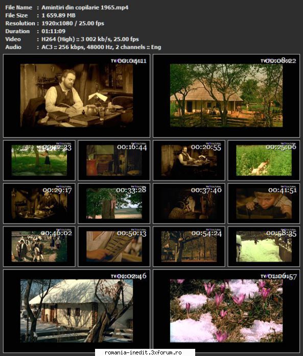 Amintiri din copilarie (1964) - sasadoru - Filme rom�nesti - Romanian Movies