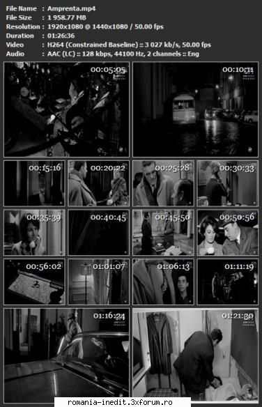 Amprenta (1967) - Amprenta (1967) Regia Vladimir Popescu-Doreanu Cu - Filme rom�nesti - Romanian Movies