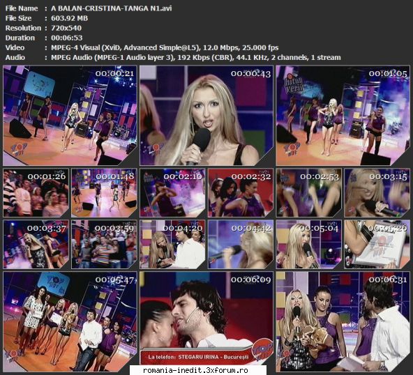 Andreea Balan - A BALAN-CRISTINA-TANGA N1 A BALAN-CRISTINA-TANGA - Sexy & Softcore