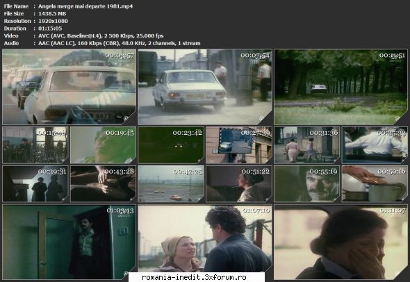 Angela merge mai departe (1981) - sasadoru - Filme rom�nesti - Romanian Movies