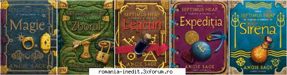Angie Sage � Septimus Heap - Ciclul Septimus Heap de Angie Sage (vol. 1�5) - Carti pentru copii - Books