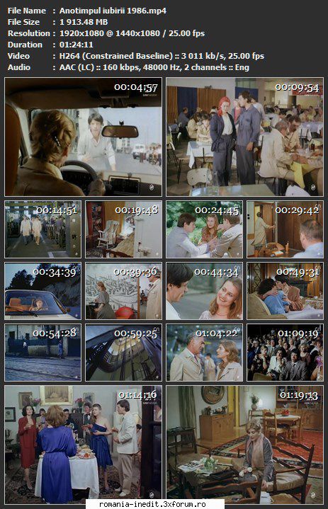 Anotimpul iubirii (1985) - sasadoru - Filme rom�nesti - Romanian Movies