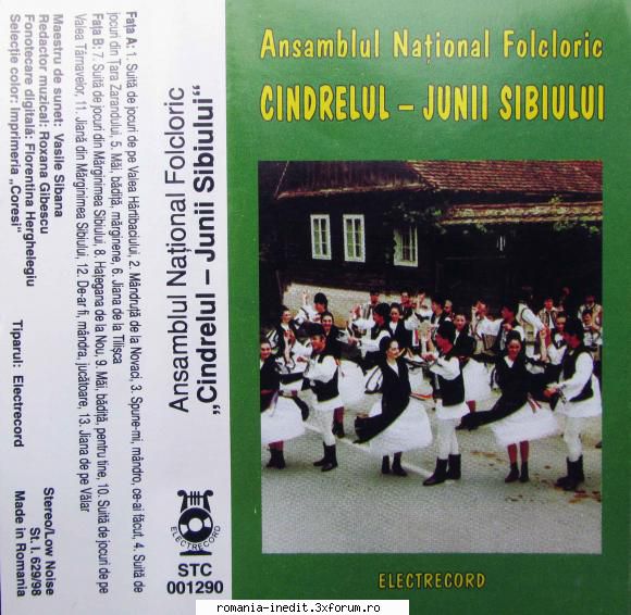 Ansamblul national folcloric Cindrelul-Junii Sibiului STC 001290 - sorin00098 - Muzica populara romaneasca - Romanian folk