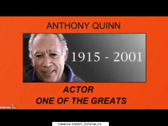 Anthony Quinn � One of the Greats - zorbas - Filme Documentare