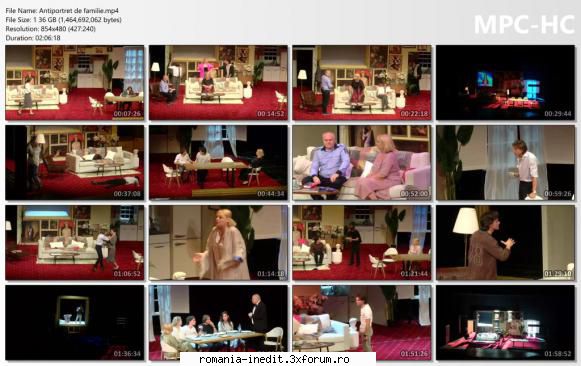 Antiportret de familie - Autor: Ștefan Iancu Regia: Alex Bogdan - Teatru rom�nesc - Romanian Theater