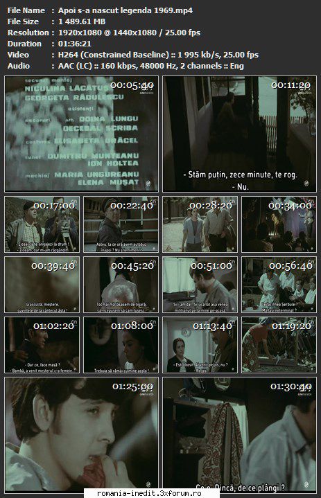 Apoi s-a nascut legenda / Legenda (1968) - sasadoru - Filme rom�nesti - Romanian Movies