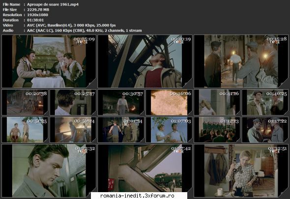 Aproape de soare (1960) - sasadoru - Filme rom�nesti - Romanian Movies