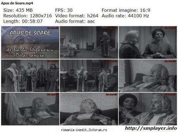 Apus de Soare (1968) - Apus de Soare (1968) - Teatru rom�nesc - Romanian Theater
