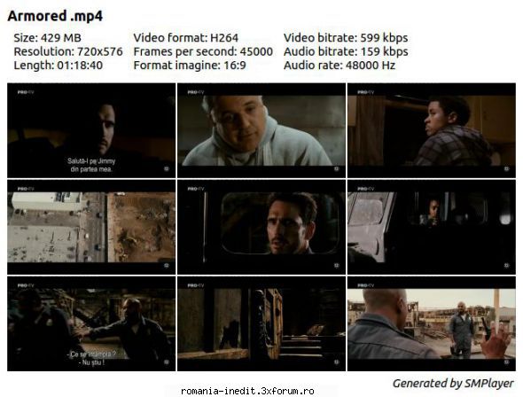 Armored (2009) - Armored (2009) TVRip / MP4 Subtitrare / Romana - Filme - Movies