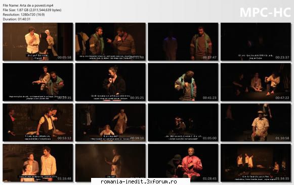 Arta de a povesti(Theatre de Beliers Parisiens) - Text și regia: Ale - Teatru rom�nesc - Romanian Theater