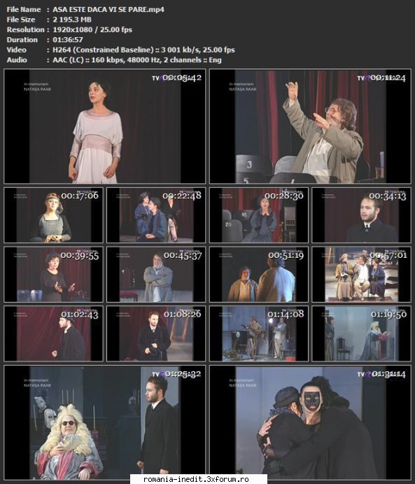 Așa este (dacă vi se pare) (1998) (Teatru TV) - sasadoru - Teatru rom�nesc - Romanian Theater
