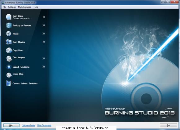 Ashampoo Burning Studio 2013 licenta gratis - Ashampoo Burning Studio 2013, ver - Freeware & Open Source