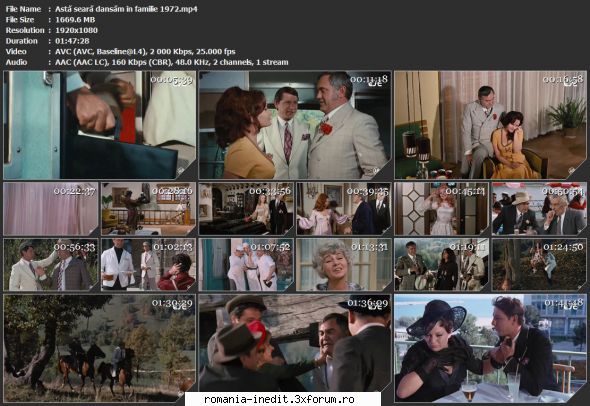 Asta-seara dansam in familie (1972) - sasadoru - Filme rom�nesti - Romanian Movies