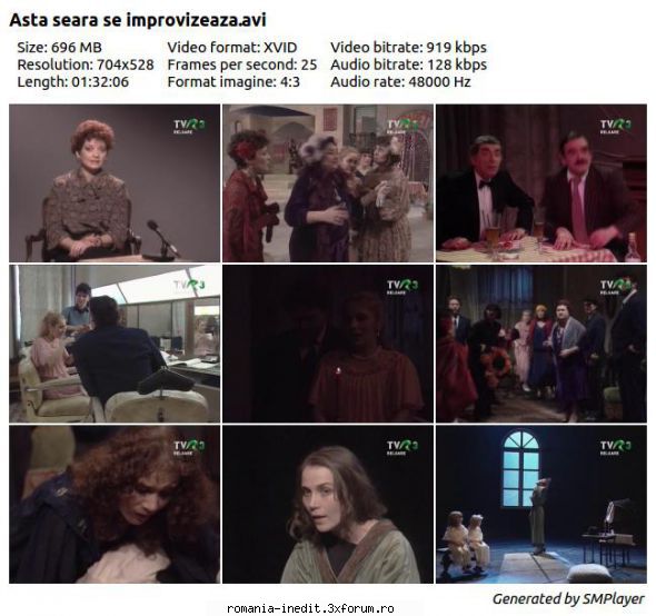Astă seară se improvizează (1991) (Teatru TV) - bronson - Teatru rom�nesc - Romanian Theater