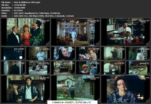 Atac in biblioteca (1992) - sasadoru - Filme rom�nesti - Romanian Movies