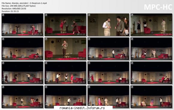 Atentie aterizam (Teatrul Ateneu Iasi) - Regia Daniel Onoae Distribuț - Teatru rom�nesc - Romanian Theater