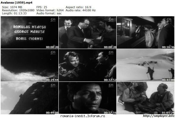 Avalansa (1959) - marianvo - Filme rom�nesti - Romanian Movies