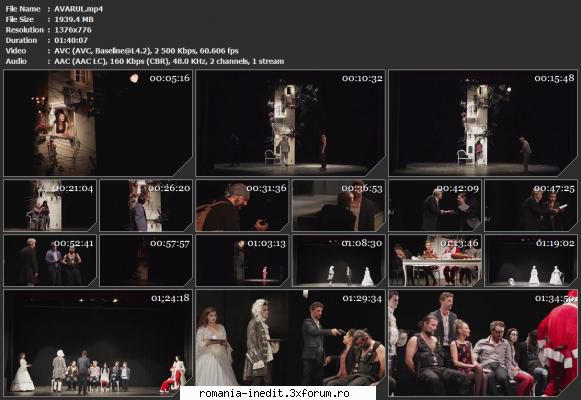 Avarul(2016)(Teatrul Toma Caragiu Ploiesti) - Avarul adaptare de Cristi - Teatru rom�nesc - Romanian Theater