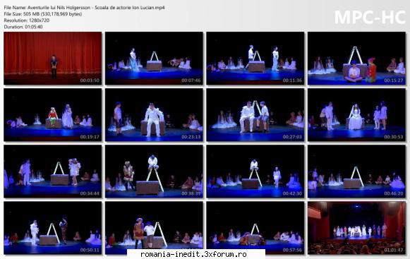 Aventurile lui Nils Holgersom(Scoala de Teatru Ion Lucian) - bgl23 - Teatru rom�nesc - Romanian Theater