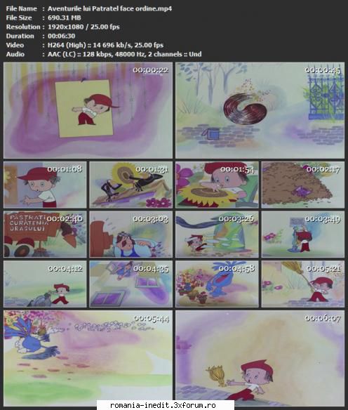 Aventurile lui Patratel - Aventurile lui Patratel face ordine - Filme pentru copii - Movies for kids