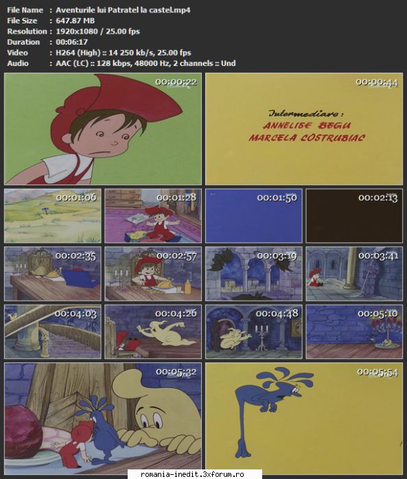 Aventurile lui Patratel - sasadoru - Filme pentru copii - Movies for kids