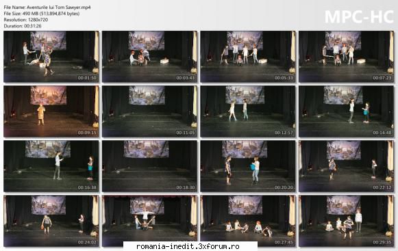 Aventurile lui Tom Sawyer(Trupa Arlechino) - bgl23 - Teatru rom�nesc - Romanian Theater