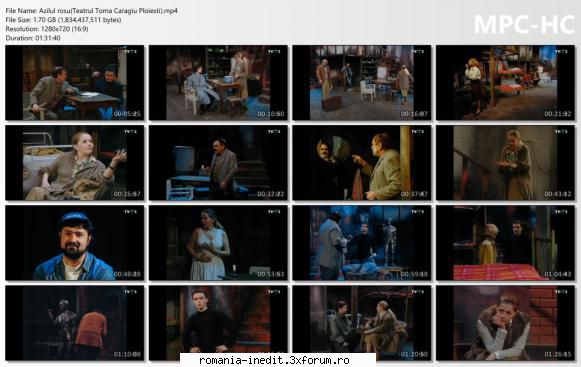 Azilul rosu(Teatrul Toma Caragiu Ploiesti) - Autor: Gordan Mihic Traducer - Teatru rom�nesc - Romanian Theater