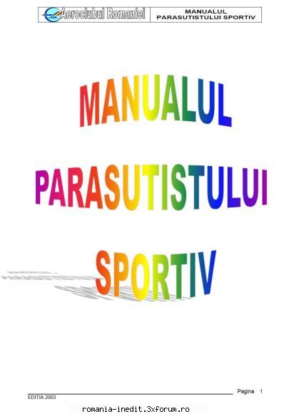 [B] AVIATIE - pentru pasionatii de ZBOR - "Acest manual se adreseaza tuturor celor - Carti in limba romana