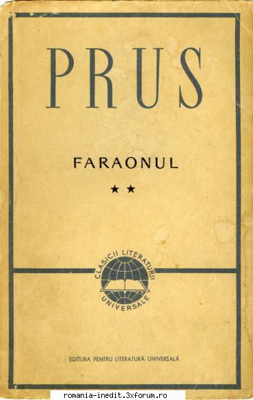 [B] Boleslaw Prus - Prus, Boleslaw - Faraonul vol.2 djvu - Carti in limba romana