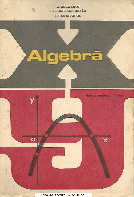 [B] Carti de matematica in format djvu - Manual de matematica pentru clasa a IX-a - Carti in limba romana