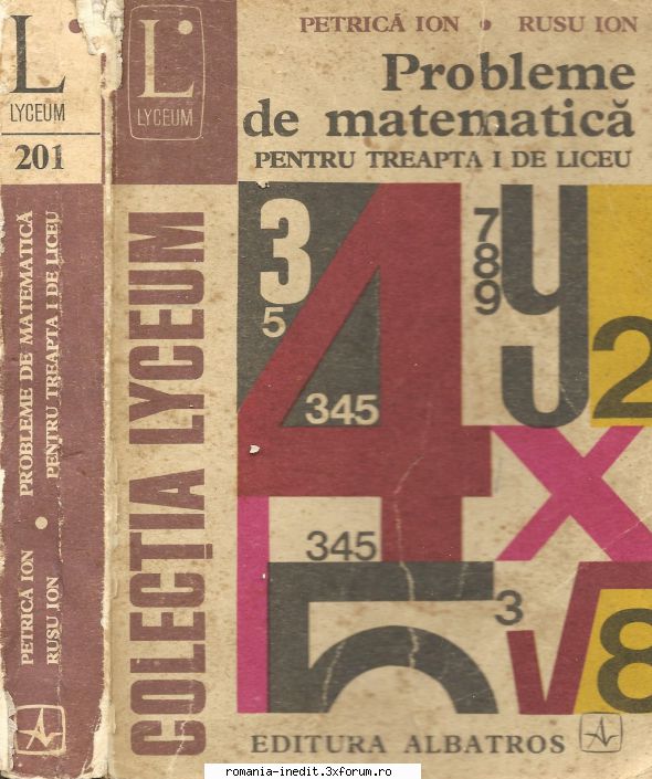 [B] Carti de matematica in format djvu - Petrică Ion, Rusu Ion - Probleme de - Carti in limba romana