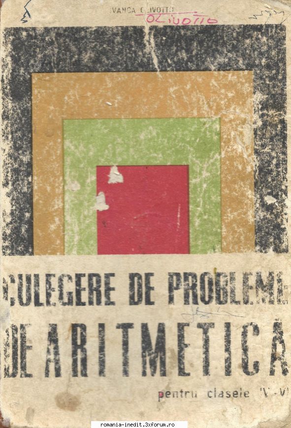 [B] Carti de matematica in format djvu - Ivanca Olivotto - Culegere de probleme de - Carti in limba romana