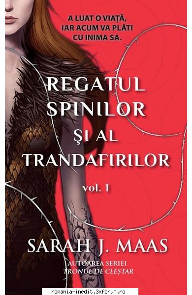 [B] Colectia Literatura Fantastica - Sarah J Maas - Regatul spinilor si al - Carti in limba romana