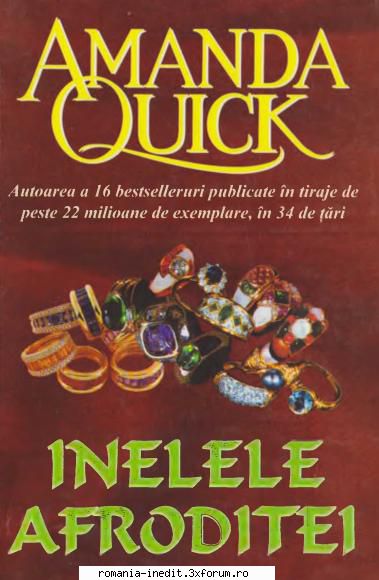 [B] Colectia �Romance� - Amanda Quick - Inelele Afroditei - prima carte - Carti in limba romana