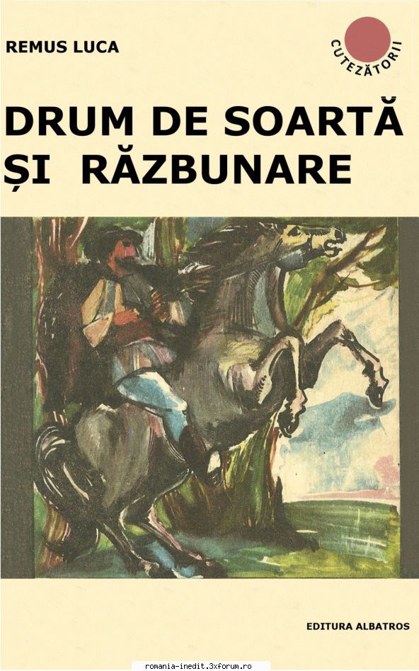 [B] Colectia romane de Aventuri si Istorice romanesti - REMUS LUCA-DRUM DE SOARTĂ - Carti in limba romana