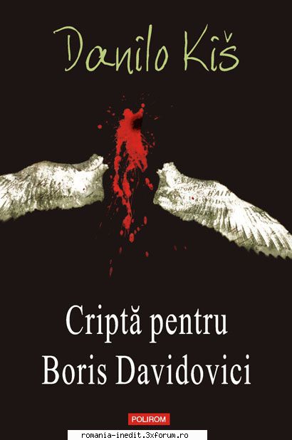 [B] Danilo Ki� - Danilo Ki� � Cripta pentru Boris Davidovici - Carti in limba romana