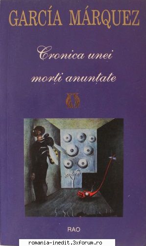 [B] Gabriel Garcia Marquez - Gabriel Garcia Marquez - Cronica unei morti - Carti in limba romana
