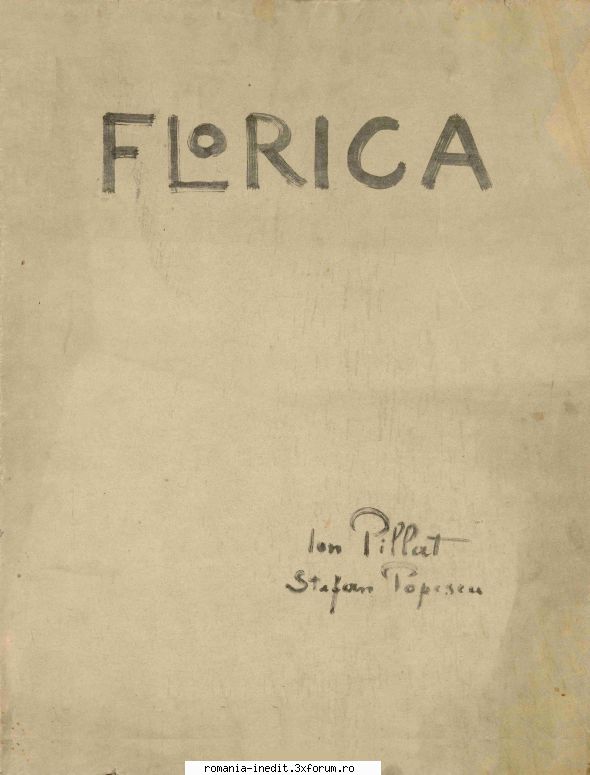 [B] Ion Pillat - ION PILLAT FLORICA pdf, Djvu, Scan - Carti in limba romana