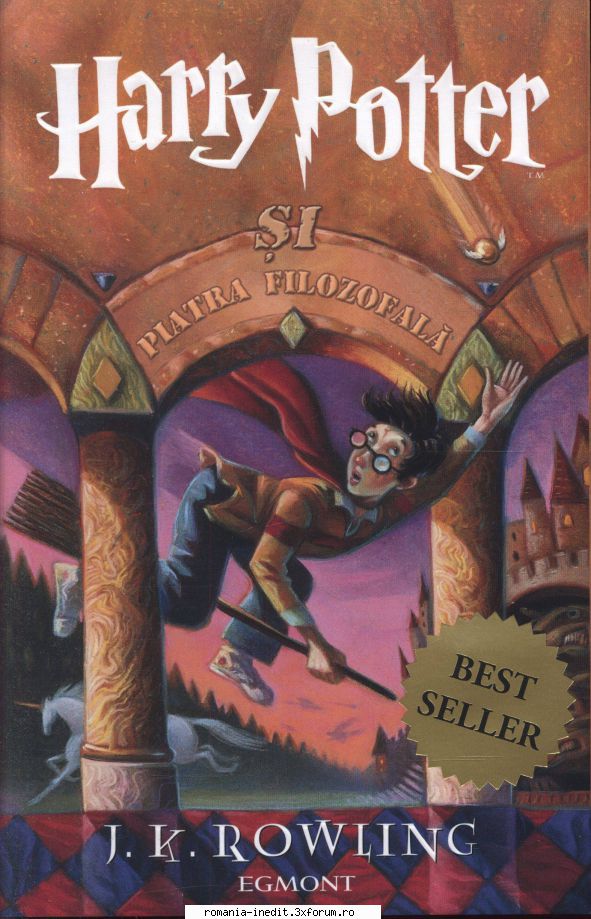 [B] J.K.Rowling - Harry Potter (7 vol) - 1. J.K. Rowling - Harry Potter si Piatra - Carti in limba romana