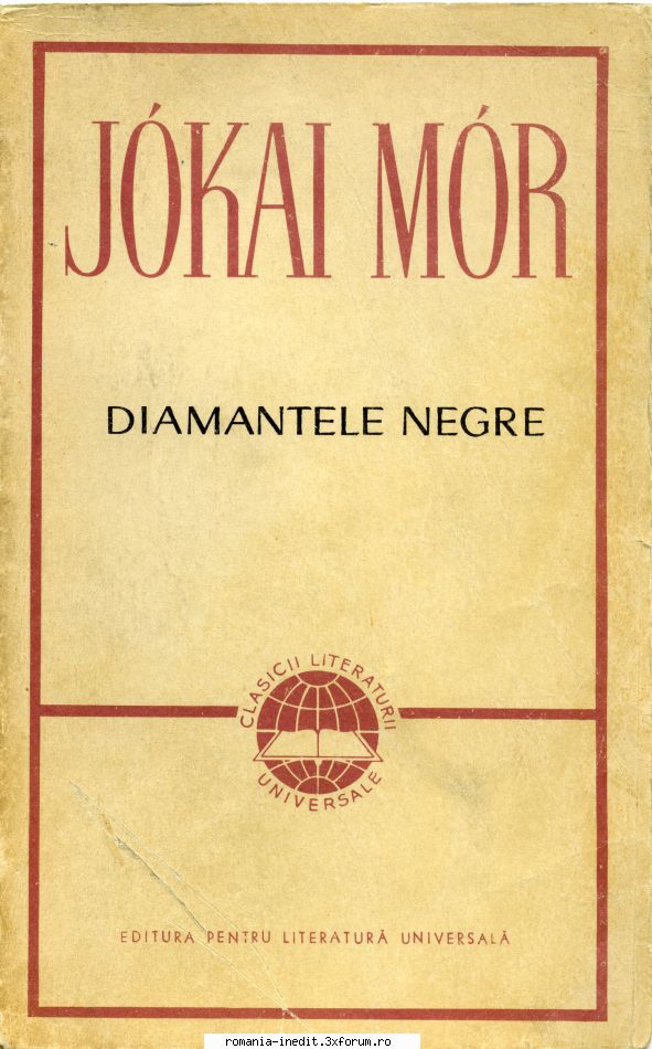[B] Jokai Mor - Jokai Mor - Diamantele negre Editura pentru - Carti in limba romana