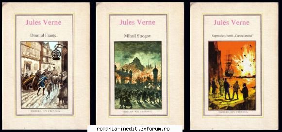 [B] Jules Verne - Colectie completa - Dacă găseşti toate - Carti in limba romana