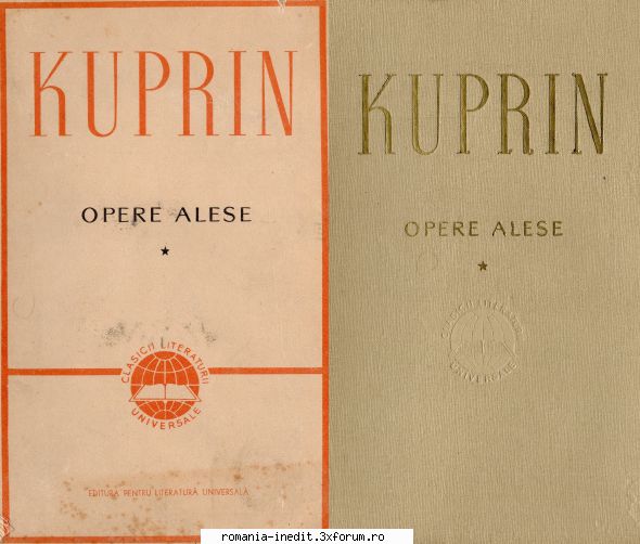 [B] Literatură slavă - Alecsandr Ivanovici Kuprin ( ) Alecsandr - Carti in limba romana