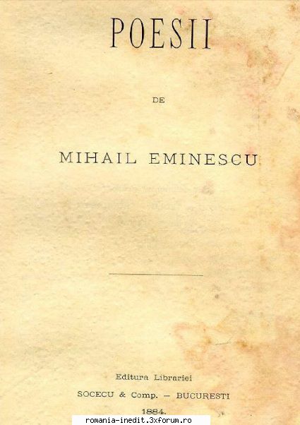 [B] Mihai Eminescu - Opera completă [CD-ROM] - [1884] Mihai Eminescu - Poesii - Carti in limba romana
