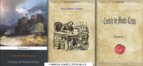 [B] O altfel de E-CARTE - Alexandre Dumas - Contele de Monte-Cristo Vol 1 - Carti in limba romana