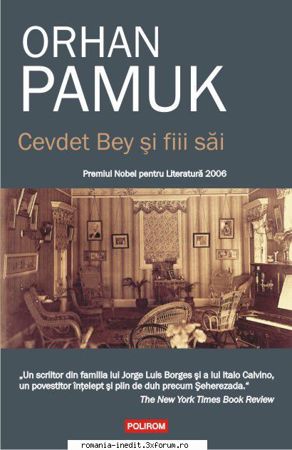 [B] Orhan Pamuk - Orhan Pamuk - Cevdet Bey si fiii sai Traducere - Carti in limba romana