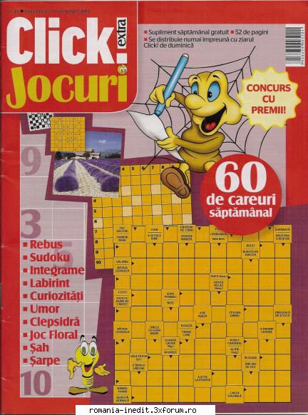 [B] Publicaţii cu probleme distractive - Click jocuri nr. (jpg, 300 dpi, arhiva - Carti in limba romana