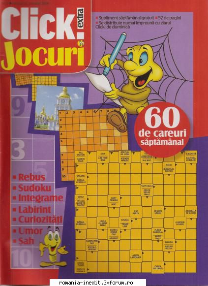 [B] Publicaţii cu probleme distractive - Click jocuri nr. 5-2009 (jpg, 300 dpi - Carti in limba romana